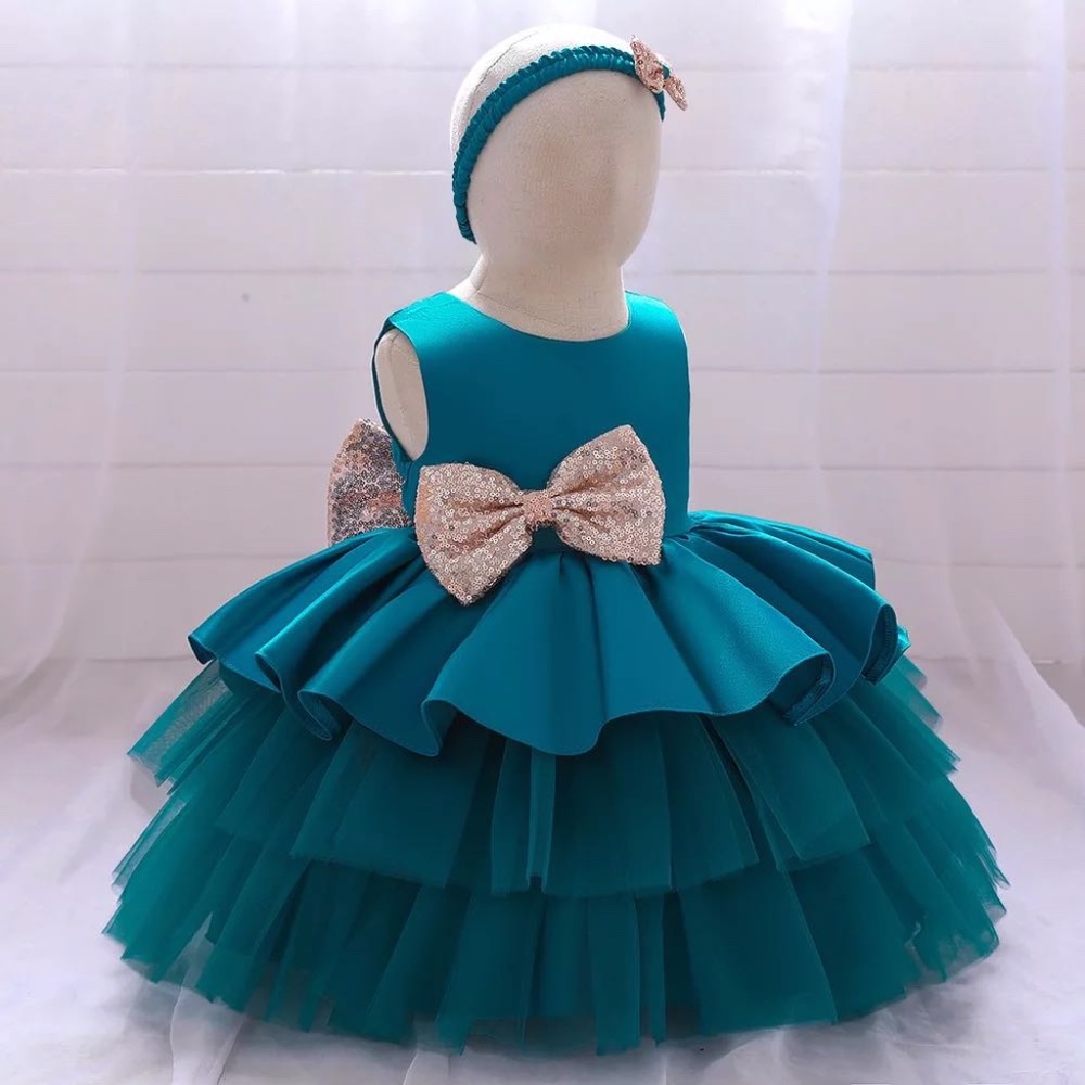 Luxury Birthday Wedding Princess Flower Girl Dress 5027